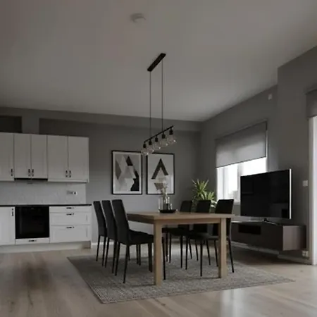 Lägenhet Elegant & Spacious With Terrace In Leknes